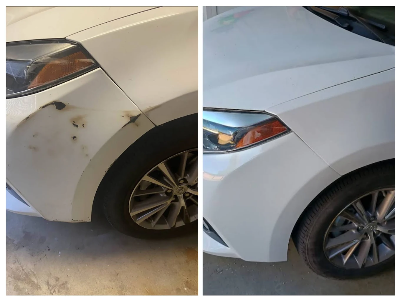 Bumper & fender repair · Toyota