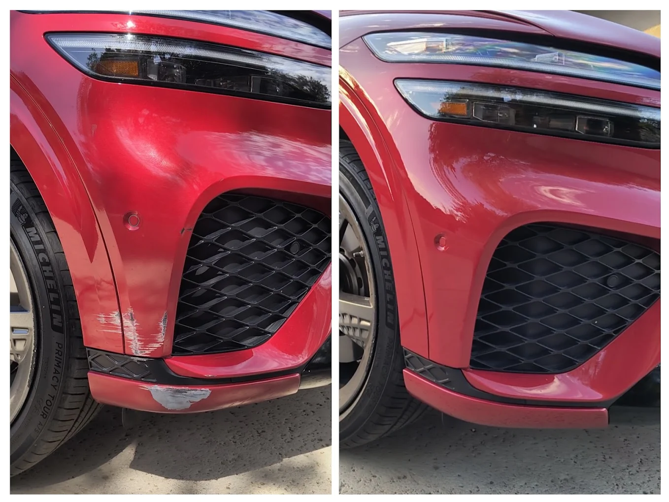Scuff & paint repair · Honda SUV